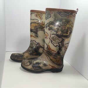 Kamik Floral Heidi Patterned Women's Rain Boots